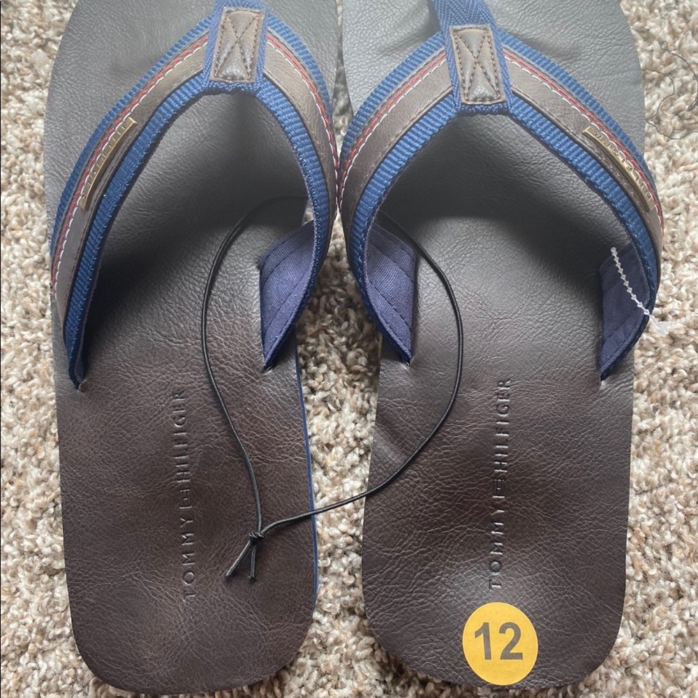 Tommy Hilfiger Mens slippers size 12